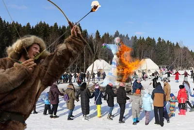 Как развлекались на Масленицу