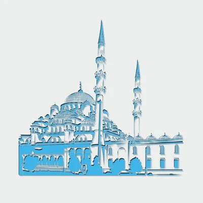Трафарет Мечеть купить для Стен — Шаблоны и Картинки в интернет магазине  allstick.ru