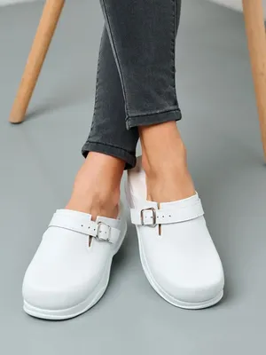 Медицинская обувь закрытая OXYPAS ROY WHITE цвет белый - купить в салоне  Ортекс Мед с доставкой из Казани