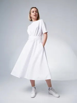 Медицинское платье DRS-W-1702 White
