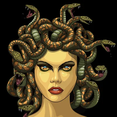 Медуза Горгона, Вера | Medusa painting, Medusa artwork, Medusa art