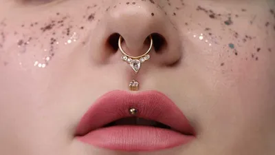 Пирсинг медуза 🔥 Шикарный прокол,... - Kolyuchka_piercing | Facebook