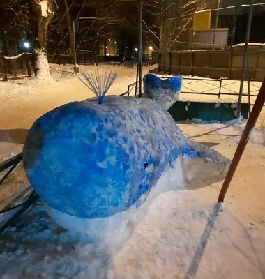 Медведь в снегу