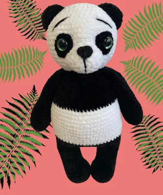 Stuffed Panda Bear, Fluffy Panda Stuffed Animal, Soft Panda Plush Toy