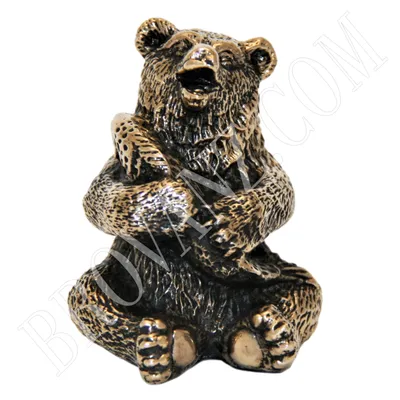 Статуэтка Медведь Обжорка - купить в интернет-магазине Brovanz