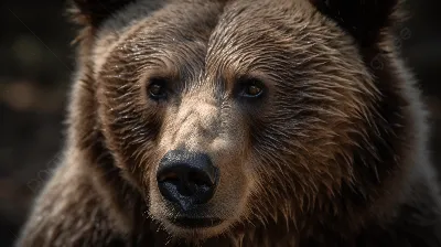 Бурый медведь тянь-шаня заключается в журнале и выглядит) Стоковое  Изображение - изображение насчитывающей млекопитающее, исчезает: 200023127