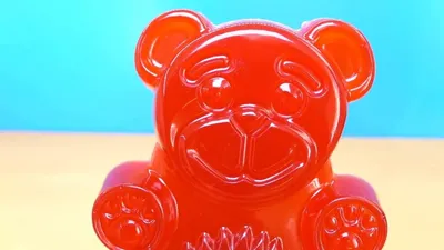 Игрушка Желейный Медведь Валера 9 см Fun Bear silicone toys | AliExpress