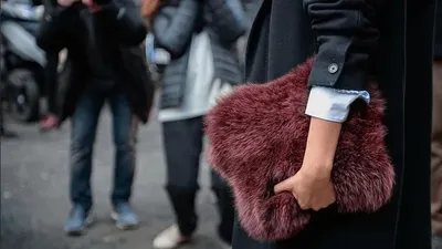 Меховые сумки - тренд продолжается, с чем носить зимой 2024 года | Стиль |  WB Guru