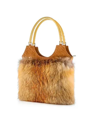 Новое поступление, женская сумка-тоут, новая модная плюшевая сумка, сумка  из натурального меха норки | AliExpress