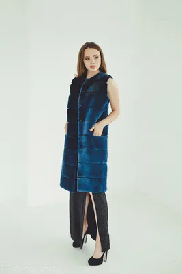 Меховой жилет из бобра Blue (ID#571731691), цена: 12499 ₴, купить на Prom.ua