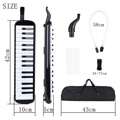 32 клавиши пианино мелодика музыкальный инструмент с сумкой для переноски  для любителей музыки подарок для начинающих тонкое мастерство - купить по  выгодной цене | AliExpress