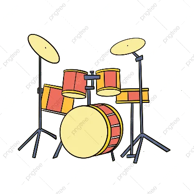 Drum Kit PNG рисунок, картинки и пнг прозрачный для бесплатной загрузки |  Pngtree