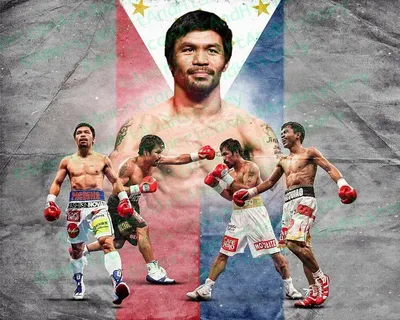 Мэнни Пакьяо - филиппинский боксер - фотопечать плаката | eBay