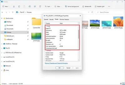Как редактировать метаданные изображения в Windows 11 • Оки Доки