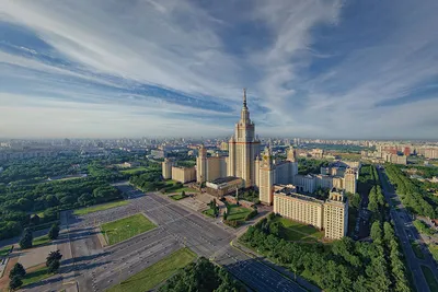 Скачать обои Россия, Москва, МГУ, университет бесплатно для рабочего стола  в разрешении 4801x2790 — картинка №611393