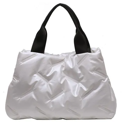Купить Мягкая стеганая сумка, женские сумки из искусственной кожи с  хлопковой подкладкой, элегантные сумки-тоут, кошелек для женщин, роскошный  брендовый дизайнерский клатч | Joom