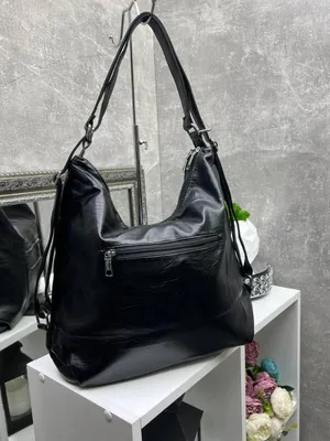 Мягкая сумка кожаная чёрная сумка планшет женская сумка чорна ...: цена  2120 грн - купить Сумки, портфели, косметички на ИЗИ | Киев