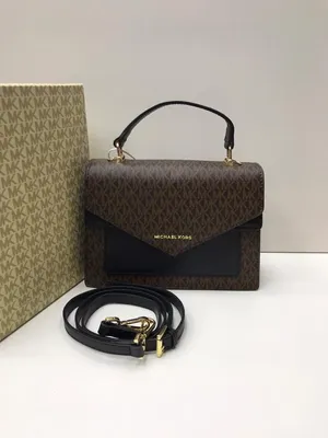 Сумка-багет женская Michael Kors 35R3G4CC1B коричневая, купить в Москве,  цены в интернет-магазинах на Мегамаркет