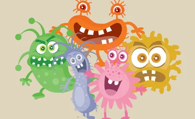 Картинки смешные бактерии (51 фото) » Юмор, позитив и много смешных картинок