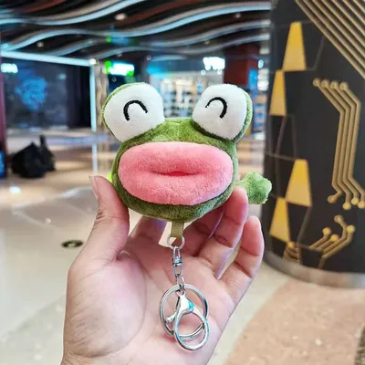 Мультяшное милое животное лягушка жаба лягушка с большим ртом плюшевая  игрушка брелок кулон коготь кукла детский подарок на день рождения плюшевый  брелок - купить по выгодной цене | AliExpress