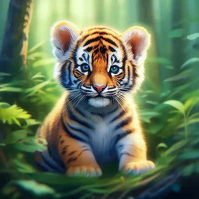 Милый тигр фотографии