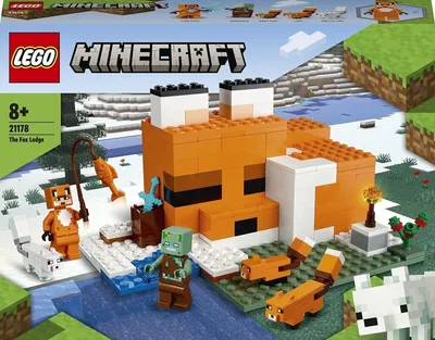 Конструктор LEGO® 21178 Minecraft Лисья хижина цена | pigu.lt