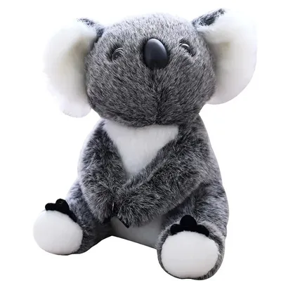 Имитация искусственной куклы, плюшевая игрушка для домашних животных,  медведь коала, марионетка для малыша, сопровождающая куклу для детей,  подарок на день рождения и праздник | AliExpress