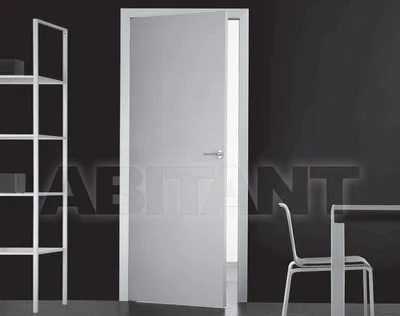 Дверь металлическая светло-серая Res Italia MISS Single wing door . каталог  дверей: фото, заказ на ABITANT , Москва
