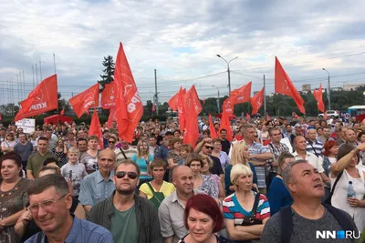 Это геноцид нашего народа!»: на митинге в Нижнем Новгороде выступили против  пенсионной реформы - 27 июля 2018 - nn.ru