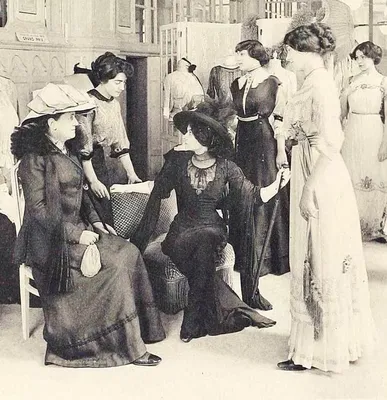 Стиль винтаж в женской одежде 1900 - 1920 годов, винтажные фото