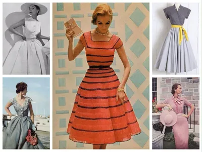 По страницам Modenschau»: мода 50-х годов прошлого столетия: Мода, стиль,  тенденции в журнале Ярмарки Мастеров | Старая одежда, Мода 50-х,  Историческая мода