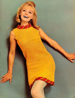 Вязаные платья 1960 годов – фото лучших моделей | Трикотаж мода, Стиль 1960-х  годов, Мода шестидесятых
