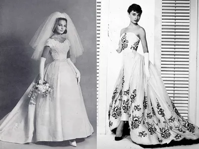 Свадебное платье в стиле 60-х -