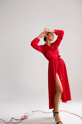 Красное вечернее платье Tarik Ediz HAWAI ✓ купить в салоне Виктория!