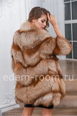 Купить шубу из рыжей лисы в Мурманске | Лисьи шубы от магазина ELENA FURS