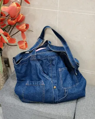 ₪66-Джинсовые сумки на ремне для женщин Повседневные джинсовые сумки  Дизайнерские большие сумки для покупок Модные сумки на плечо-Description