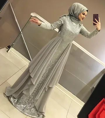 Красивые мусульманские платья - 89 фото