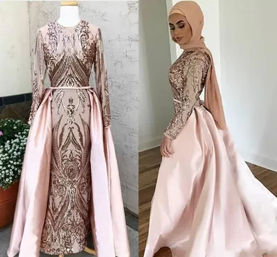 Женское мусульманское вечернее платье, исламское платье из органзы с  аппликацией, платье для официальной вечеринки, платье для Саудовской Аравии  | AliExpress
