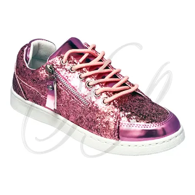 Forever Link Women Zipper Lace Up Glitter Metallic Sparkly Fashion Sneaker  Shoes | eBay