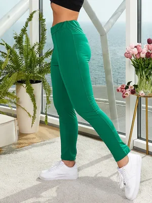 Удобные модные женские лосины зеленые купить в Украине с доставкой |  WomanParadise