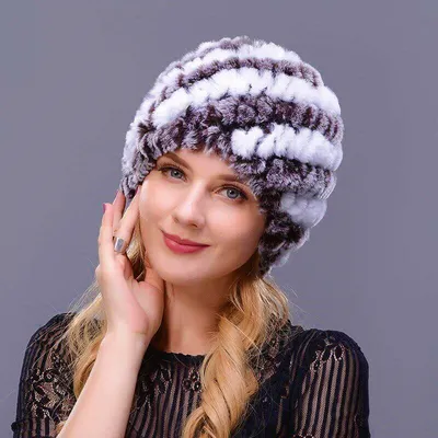 Модные зимние шапки-бини, шапки для женщин, теплые шерстяные Элегантные  вязаные шапки с цветами, набор шарфов, Женская ветрозащитная бархатная шапка  из кроличьего меха | AliExpress