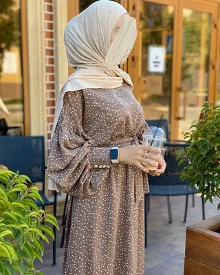 Купить Ткань в клетку без подкладки Мусульманская мода | Новый сезон |  Турецкая женская одежда Скромное платье Дубай Абая Турция Ислам | Joom