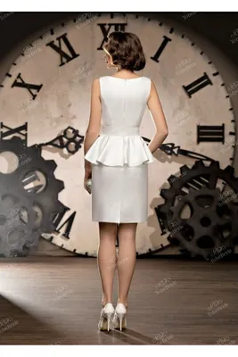 Короткое свадебное платье Модель №21 - взять в аренду по выгодной цене в СПб