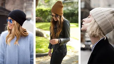 Повседневные однотонные шапки, вязаная шапка, Женская Осенняя модная  шерстяная шапка, милая уличная теплая шапка с углами, зимние шапки для  женщин | AliExpress