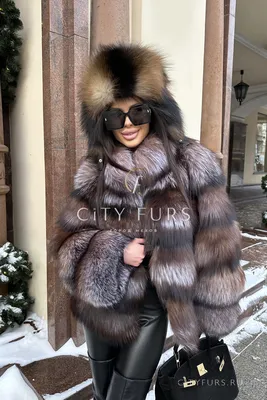 Женские модные шубы из чернобурки купить по лучшим ценам в Москве - CITY  FURS Шубы - Шубы из лисы - Шубы из чернобурки