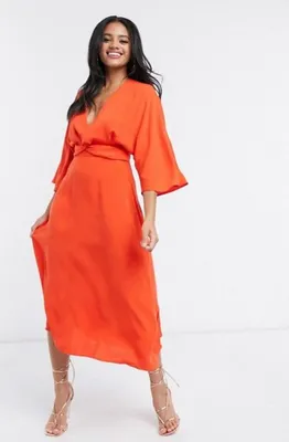 Модные женские тонкие однотонные женские платья с v-образным вырезом и  длинными рукавами – лучшие товары в онлайн-магазине Джум Гик