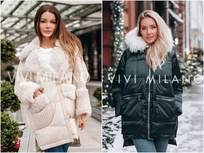 Модные зимние куртки женские фото