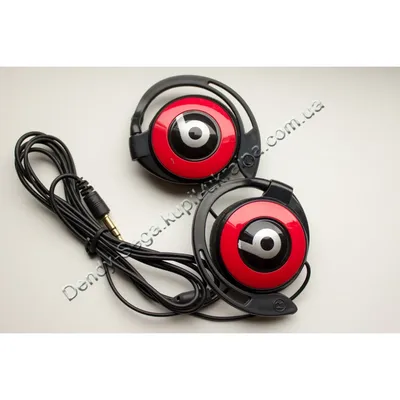 Наушники проводные Monster Beats By Dr.dre Powerbeats с функцией  ControlTalk для Apple, цвет красный (Red) купить в Астане