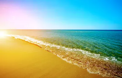 Обои песок, море, пляж, лето, солнце, берег картинки на рабочий стол,  раздел природа - скачать
