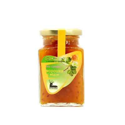 Морошка с медом (без сахара) 300 г Купить оптом и в розницу в интернет  магазине Добродед